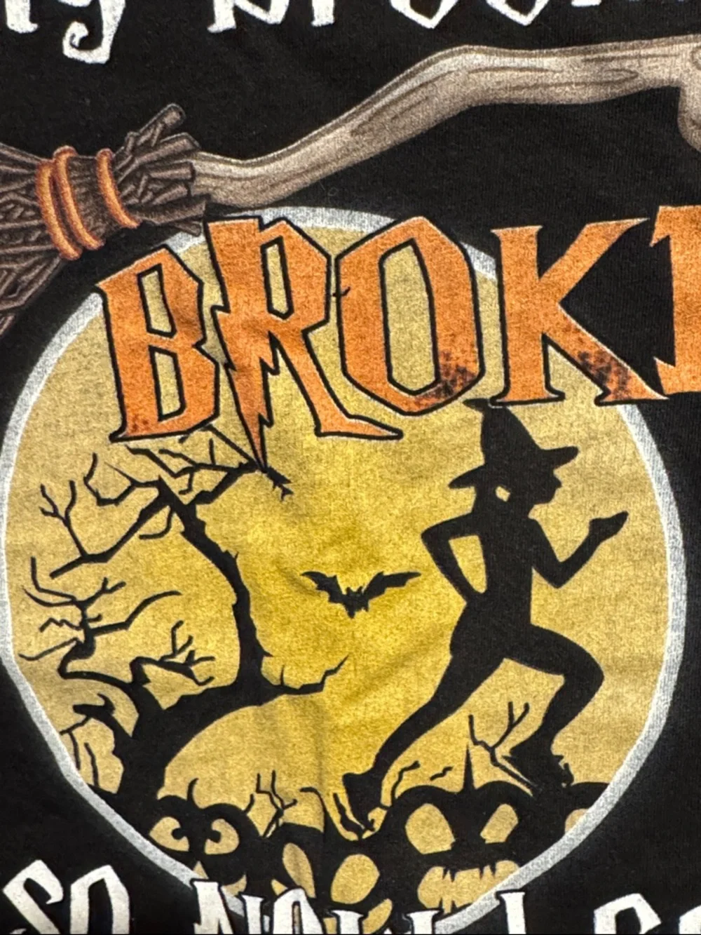 Women’s Halloween Black Running T-shirt